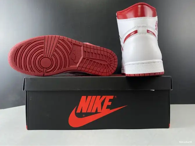 Cheap TBkick Metallic Jordan 1 Air Retro (2017) 555088-103 Red 0509